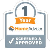 Home Advisor logo of a screened and approved paver installation service